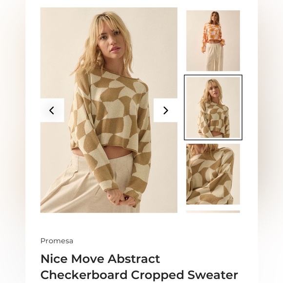 Promesa long crop sweater - Picture 9 of 9